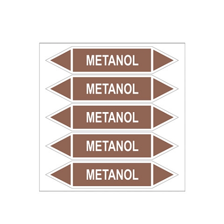 Značení potrubí, metanol